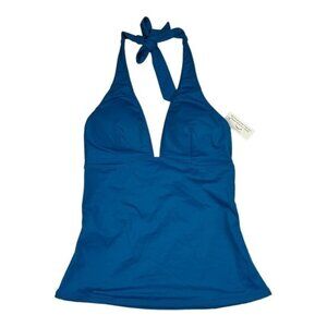Amazon Essentials Halter Tankini Top Blue Size XS